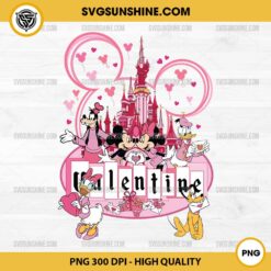 Disney Castle Valentine PNG, Mickey and Friends Valentine PNG