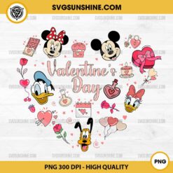 Mickey Valentines Day PNG, DIsney Love Valentine PNG