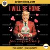 Donald Cupid PNG, I'll Be Home For Valentine Day Heart PNG