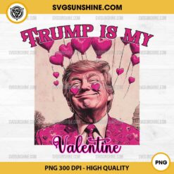 Donald Trump Cupid PNG, Pink Trupm Is My Valentine PNG