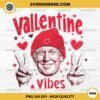 Funny Trump Valentine Vibes PNG, Trump Peace Sign Valentine PNG