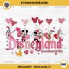 Disneyland Sweetheart Nite PNG, Disney Valentine PNG