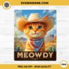 Meowdy PNG, Cowboy Cat PNG