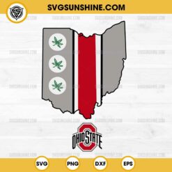 Ohio State Map SVG, Ohio State Buckeyes SVG, Ohio State Football SVG