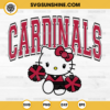 Hello Kitty Arizona Cardinals SVG, Hello Kitty Cheerleader SVG, Hello Kitty NFL Football SVG