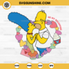 Be My Valentine Homer and Marge SVG, The Simpsons Valentines Day SVG