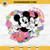 Be My Valentine Mickey And Minnie SVG, Disney Mickey Valentines Day SVG