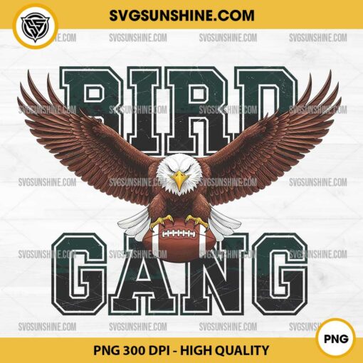 Bird Gang Eagles PNG, Eagles Football PNG