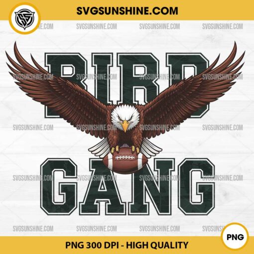 Bird Gang Philadelphia Eagles PNG, Eagles Football PNG