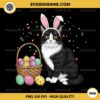 Cat Bunny Ears PNG, Cat Happy Easter Day PNG