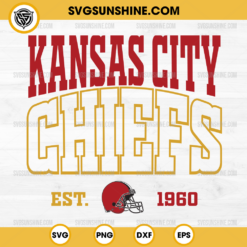 Chiefs SVG, Kansas City Chiefs Est 1960 SVG, Kansas City Champions SVG