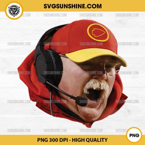 Coach Andy Reid PNG, Kansas City Chiefs PNG