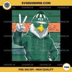 Cool Eagles Flying PNG, Funny Eagles Football PNG, Funny Philadelphia Eagles Mascot PNG