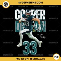 Cooper DeJean 33 PNG, Philadelphia Eagles Football PNG File