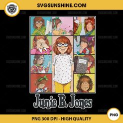 Cute Junie B. Jones PNG, Children's Book PNG, Teacher Library Book Club Kindergarten School PNG