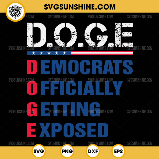 D.O.G.E DOGE Department Of Government Efficiency SVG