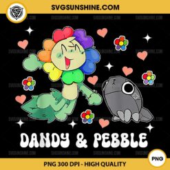 Danny & Pebble PNG, Cute Dandy's World PNG