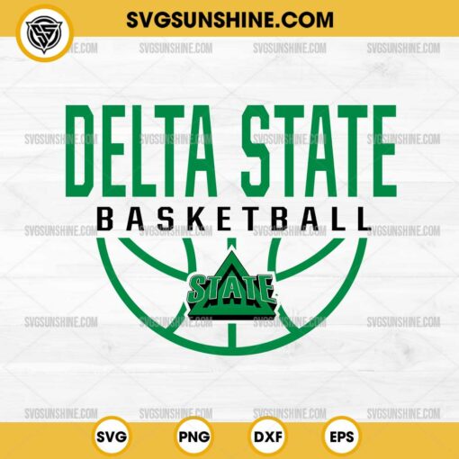 Delta State Basketball SVG, NCAA Delta State University SVG