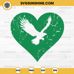 Eagle Heart SVG, Philadelphia Eagles Valentines Day SVG