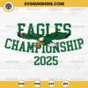 Eagles Championship 2025 SVG File, Philadelphia Eagles Super Bowl LIX 2025 SVG