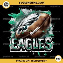 Eagles Football PNG, Philadelphia Eagles Football PNG, Eagles Watercolor Football PNG