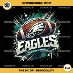 Eagles Football PNG, Philadelphia Eagles Football Splash PNG