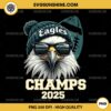 Eagles Sunglasses Championship 2025 PNG, Eagles Super Bowl Champions 2025 PNG