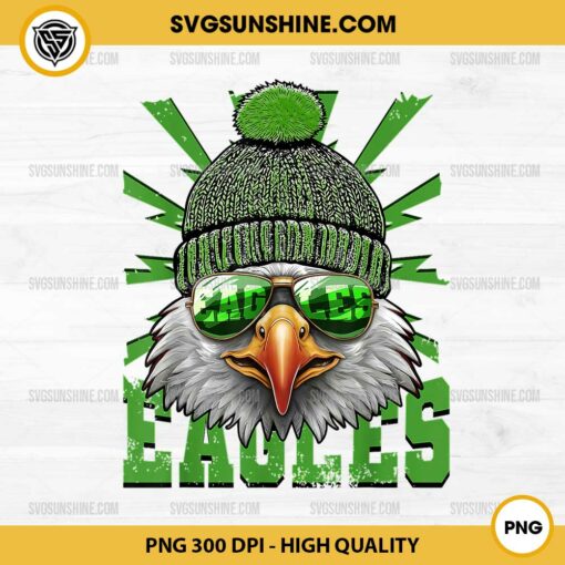 Eagles With Sunglasses PNG, Philadelphia Eagles Football PNG