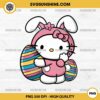 Easter Bunny Hello Kitty PNG, Happy Easter Day PNG