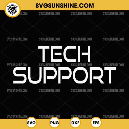 Elon Musk DOGE Tech Support SVG