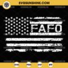 FAFO USA Flag SVG, FAFO SVG