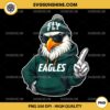 Fly Eagles Fly with Sunglasses PNG, Philadelphia Eagles Bird PNG