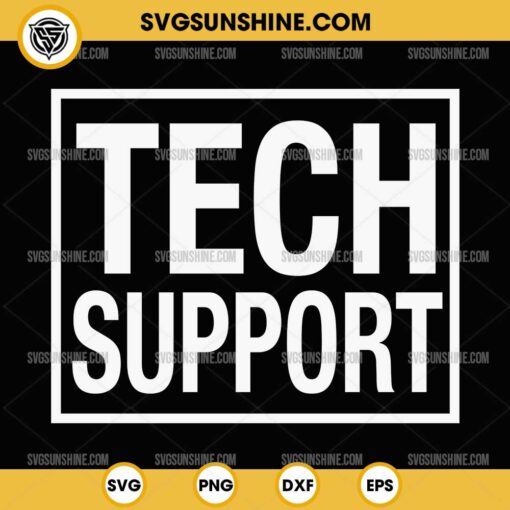 Funny TECH SUPPORT SVG, Elon Musk DOGE SVG