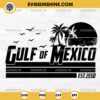 Gulf Of Mexico Est 1550 SVG, Retro Vintage Beach SVG