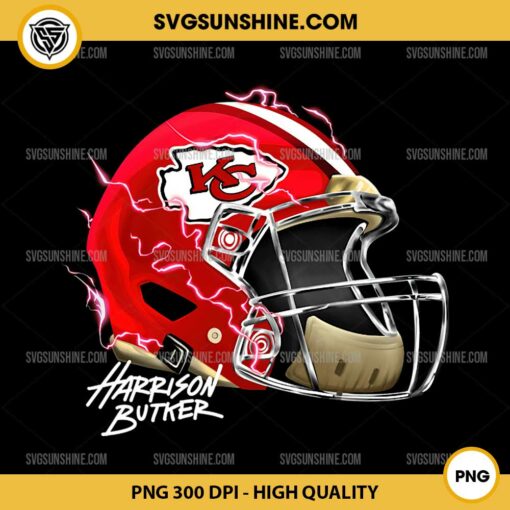 Harrison Butker Helmets PNG, NFL Kansas City Chief PNG