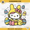 Hello Kitty Easter Chicken PNG, Happy Easter Day PNG