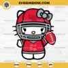 Hello Kitty Kansas City Chiefs SVG, Let's Go Chiefs SVG, Hello Kitty Football KC Chiefs SVG