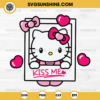 Hello Kitty Kiss Me Svg, Valentine’s Day Svg, Hello Kitty Valentine Svg