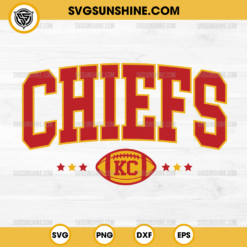 KC Chiefs SVG, Kansas City Chiefs SVG, NFL Football SVG