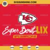 KC Chiefs Super Bowl LIX SVG, Kansas City Chiefs AFC Champions SVG