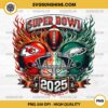 Kansas City Chiefs VS Philadelphia Eagles PNG, Super Bowl 2025 PNG, Super Bowl LIX PNG