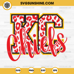 Leopard Kansas City Chiefs SVG, KC Chiefs SVG, NFL Football SVG