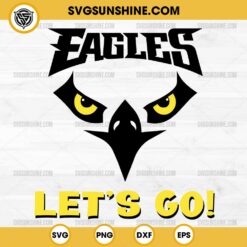 Let's Go Eagles SVG, Philadelphia Eagles Football SVG