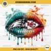 Lips Eagles Vs Chiefs PNG, Football Lips Super Bowl LIX 2025 PNG File