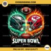 NFL Super Bowl 2025 PNG, Philadelphia Eagles Vs Kansas City Chiefs PNG, Super Bowl LIX PNG