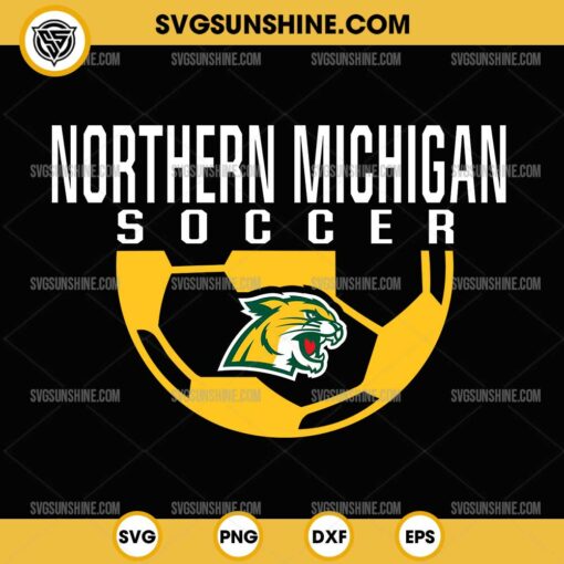 Northern Michigan Soccer SVG, Northern Michigan Wildcats SVG