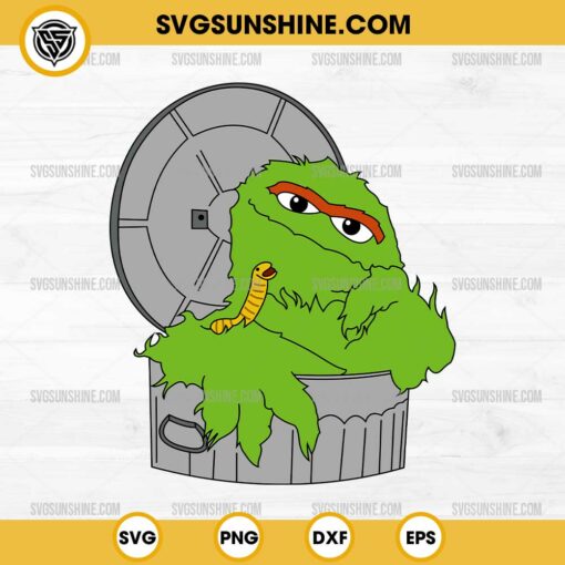 Oscar the Grouch SVG, The Muppet SVG, Sesame Street SVG