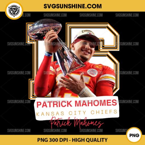 Patrick Mahomes Kansas City Chiefs PNG, Patrick Mahomes Superbowl PNG