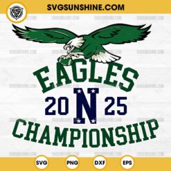 Philadelphia Eagles Championship 2025 SVG, Eagles Super Bowl LIX SVG