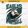 Philadelphia Eagles Football PNG, Philadelphia Eagles Ripped Claw PNG